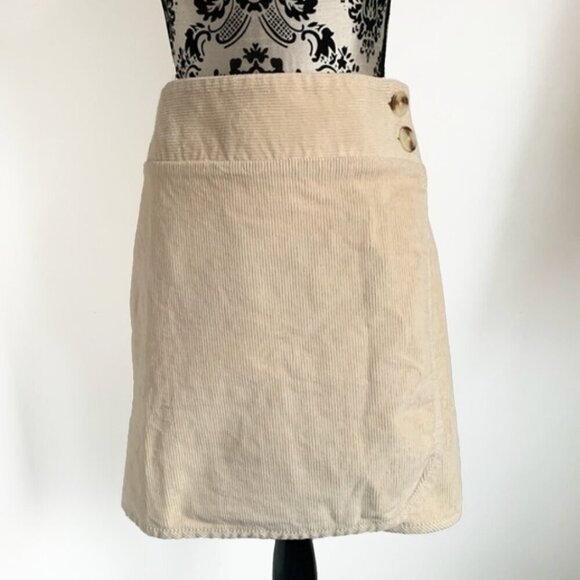 NWT Joe Fresh Corduroy Wrap Mini Skirt - Picture 3 of 8